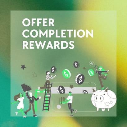 Offer completion rewards